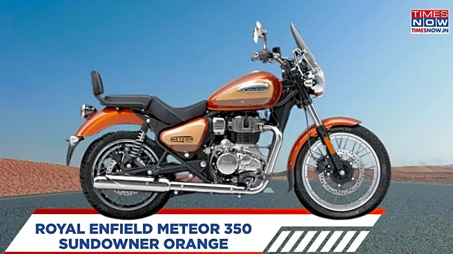 Royal Enfield Unveils Meteor 350 Sundowner Orange - Price, Specs, Design And Engine Details Inside
