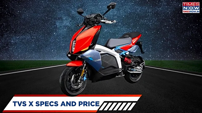 TVS X Electric Scooter Price, Range, Battery, Features and More