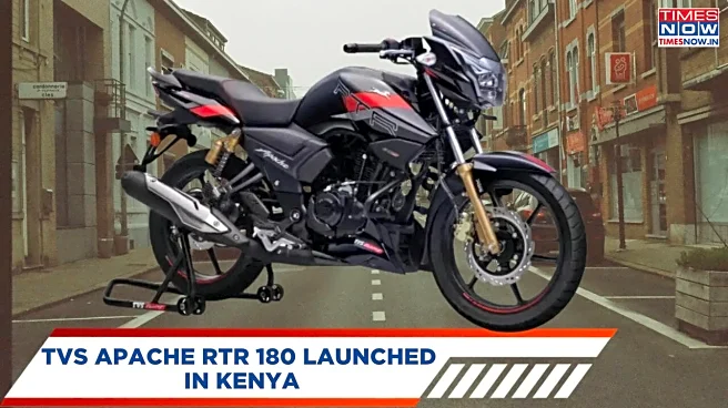 TVS Apache RTR 180 Launched In Kenya - Here Is What This Bike Offers