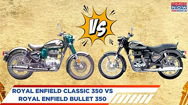 Royal Enfield Bullet 350 Vs Classic 350 - Prices, Design, Features And Mileage Difference Explained