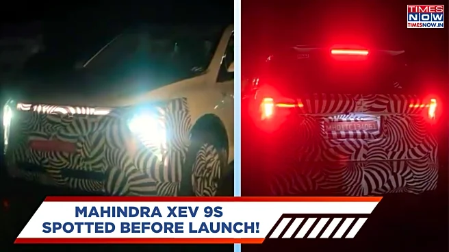 Watch - Mahindra XEV 9S Fleet Spotted Ahead Of Launch In Bengaluru