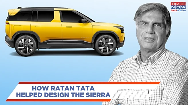 How Ratan Tata Helped Retain Tata Sierra's Iconic Design In Its New Avatar