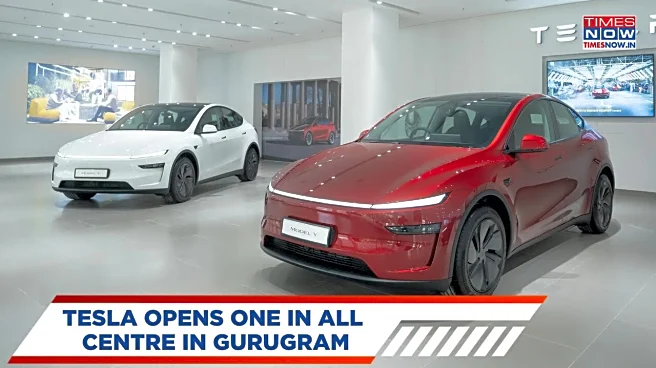 Tesla Opens Its First All-In-One Tesla Center In Gurugram - Details Inside