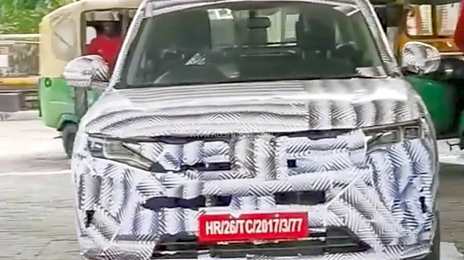 2026 Maruti Suzuki Brezza Spied - Images Reveal SUV's Updated Front End