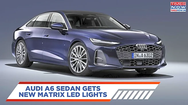 Watch - New Audi A6 Digital Matrix LEDs With 8 DRL and ADAS Animations