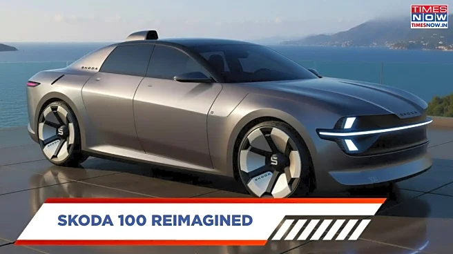 Skoda 100 Time-Travels Into 2025 As A Slick Modern Sedan