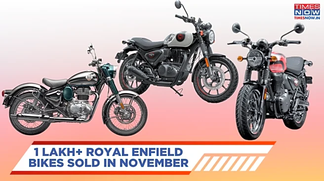 Over 1 Lakh Royal Enfield Bikes Sold In November 2025 - Classic 350, Hunter 350 Continue To Drive Sales