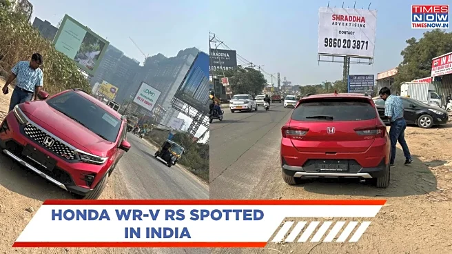 Honda WR-V RS Spotted On Pune Roads — Big India Launch Coming?