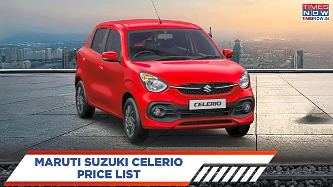 Maruti Suzuki Celerio Price List With Variants, Specs And Features