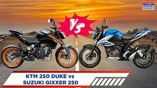 KTM Duke 250 Vs Suzuki Gixxer 250 - Which 250cc Bike Suits You