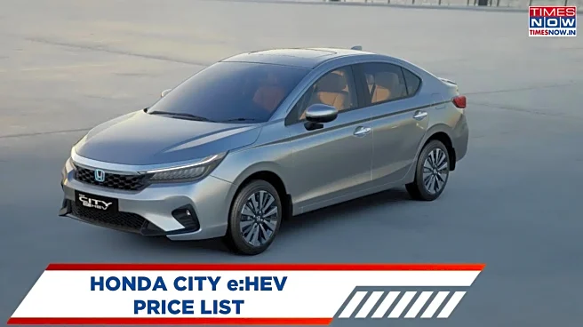Honda City e:HEV Hybrid Price List With Colour Options, Engine, Mileage And More