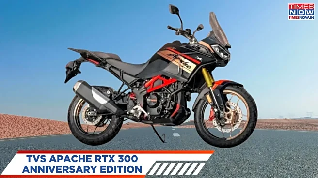 TVS Reveals Apache RTX 300 20th Anniversary Edition - What’s Different?