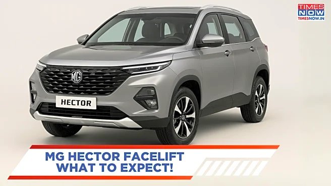 New MG Hector SUV Facelift Launch Soon - Major Changes To Expect!