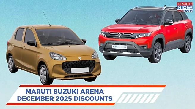 Up To Rs 45,000 Discount On Maruti Suzuki Alto K10, Brezza, Wagon R And More - Details Inside