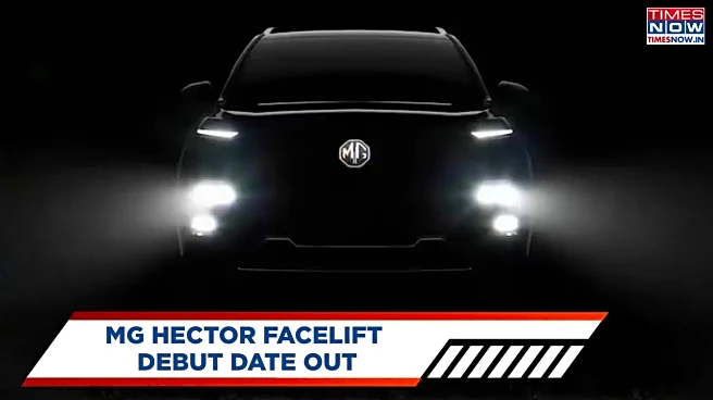 New MG Hector Facelift Debut Date Confirmed — Here’s All You Need To Know
