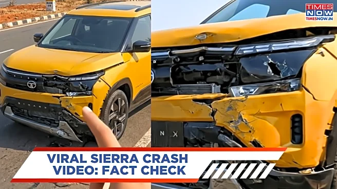 Tata Sierra Viral Crash Video Fact Check - What You Should Know!