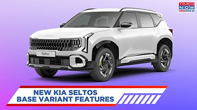 2026 Kia Seltos HTE Base Variant Features Explained - Gets Cruise Control, 6-Speaker Audio And More