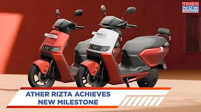 Ather Rizta Reaches 2 Lakh Sales Mark; Leads The Brand’s Lineup