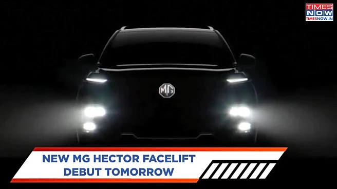 New MG Hector Facelift India Debut Tomorrow — What To Expect