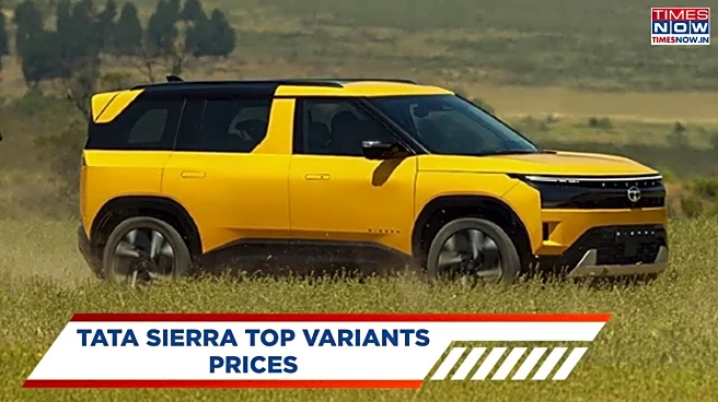 Tata Sierra SUV Top Variants Prices Announced — Full Details Inside