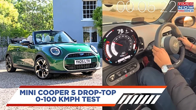 Watch - Mini Cooper S Convertible 0-100 Kmph Real-World Acceleration Test