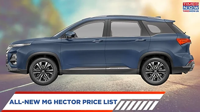 All-New MG Hector Price List - Checkout Full Range Of 5 Seater and 7 Seater Versions