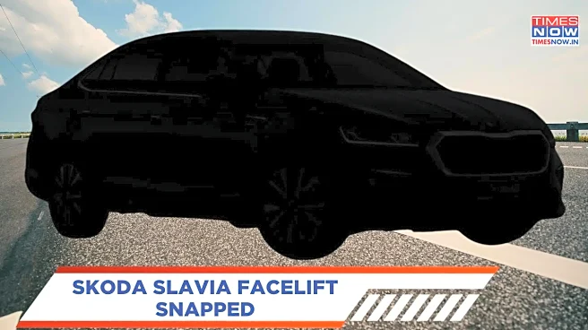 2026 Skoda Slavia Facelift Spotted Testing - Here Is What To Expect