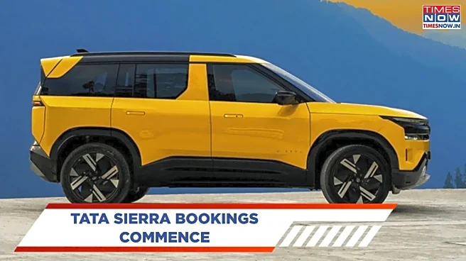 Tata Sierra Bookings Open In India — Check Price, Variants And Engine Options
