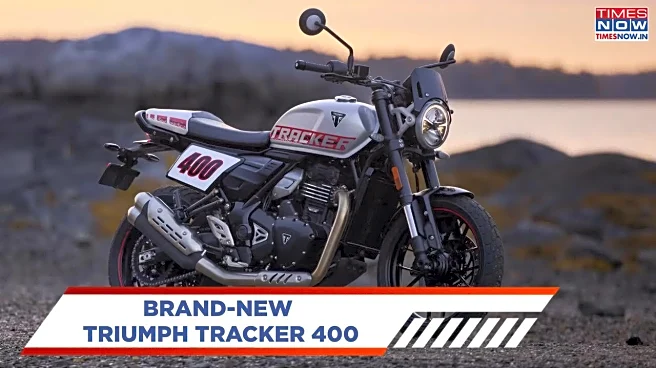 Triumph Updates 400cc Lineup With Tracker 400 And Thruxton 400 For 2026