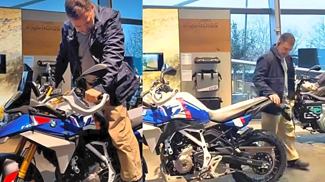 Rahul Gandhi Visits BMW Welt In Munich, Highlights BMW F 450 GS Developed With TVS