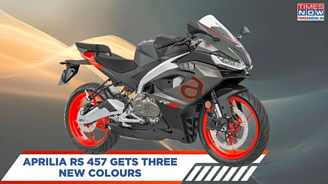 Aprilia RS 457 Gets Three New Colours At India Bike Week 2025, Launch Expected In 2026