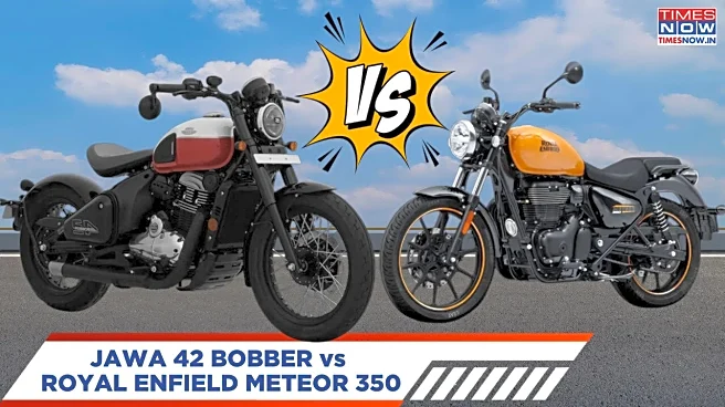 Jawa 42 Bobber Vs Royal Enfield Meteor 350 - Features, Specs, Mileage And Engine Compared