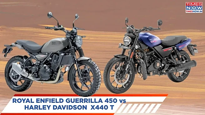 Royal Enfield Guerrilla 450 Vs Harley-Davidson X440 T - Two Middleweight Roadsters Compared