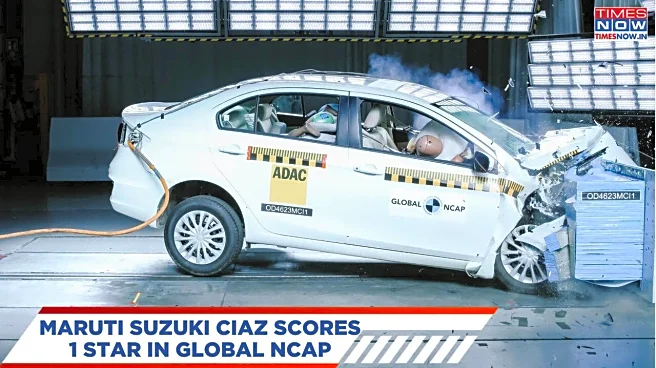 Maruti Suzuki Ciaz Gets One-Star Global NCAP Safety Rating - Details Inside