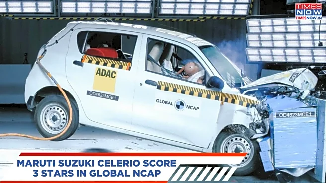 Maruti Suzuki Celerio Gets 3-Star Global NCAP Safety Rating - Details