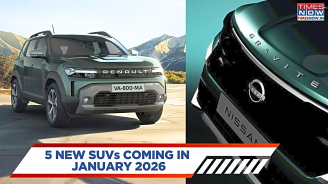 5 SUV Launches In January 2026 - Mahindra XUV 7XO, Renault Duster And More