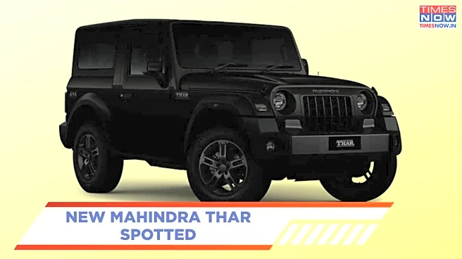 Mahindra Thar 3-Door Testing Hints At Roxx-Style Design Changes
