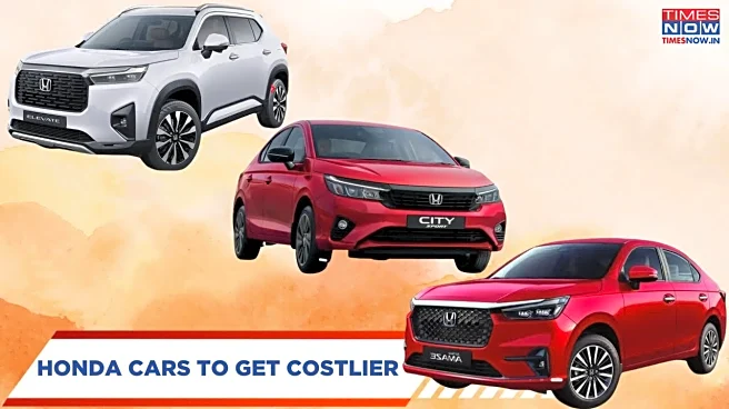 Honda Cars To Get Costlier From January 2026 - Amaze, City And Elevate Prices Set To Rise