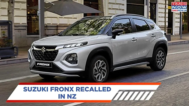 Made-In-India Suzuki Fronx Recalled In New Zealand After ANCAP Seatbelt Failure