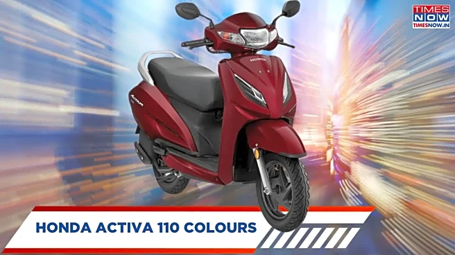 Honda Activa 110 Colours Explained - Decent Blue, Rebel Red And More