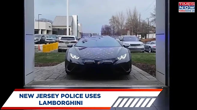 New Jersey Police Use A Lamborghini Supercar For Community Awareness - Details Inside
