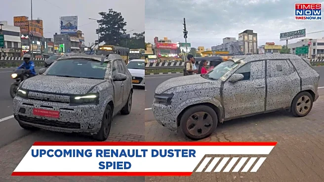 India-Bound Renault Duster SUV Spied Testing Ahead Of January 26 Launch