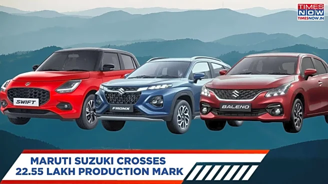 Maruti Suzuki Crosses 22 Lakh Cars Milestone - Fronx, Baleno And Swift Lead The Charge
