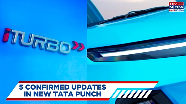 Tata Punch Facelift 5 Changes Confirmed - Turbo Petrol Engine, Floating Touchscreen And More