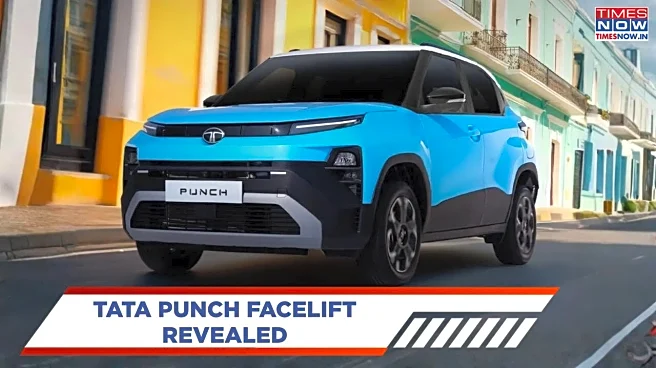 Tata Punch Facelift Revealed Before India Launch — Design, Interior And Features Detailed