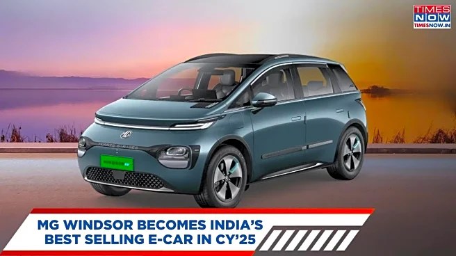 MG Windsor Becomes India’s Best-Selling Electric Car In CY25 With 46,735 Units Sold