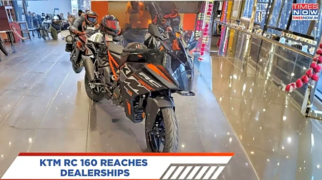 KTM RC 160 Reaches Dealerships Ahead Of Launch - Details Inside