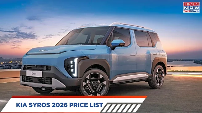 2026 Kia Syros - New Price List, Variants, Features And More