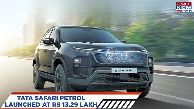 Tata Safari Petrol Launches At Rs 13.29 lakh - Full Variant Price List