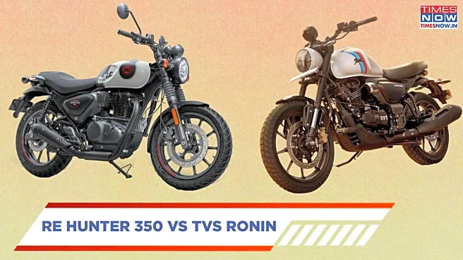 Royal Enfield Hunter 350 Vs TVS Ronin — Which 350cc Bike Should You Buy?